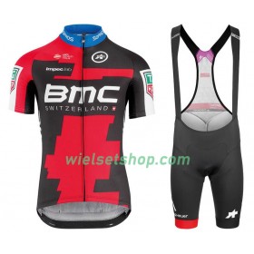 Fietskleding (Fietsshirt + Korte Koersbroek) 2018 BMC Racing Team N001